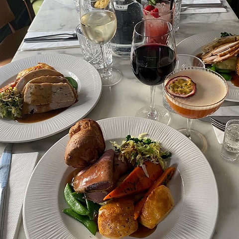 Example of food available at Whitehall Pwllheli